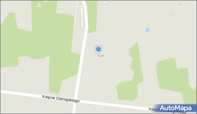 Ostrowiec Świętokrzyski, Księcia Ostrogskiego Janusza, 27g, mapa Ostrowiec Świętokrzyski