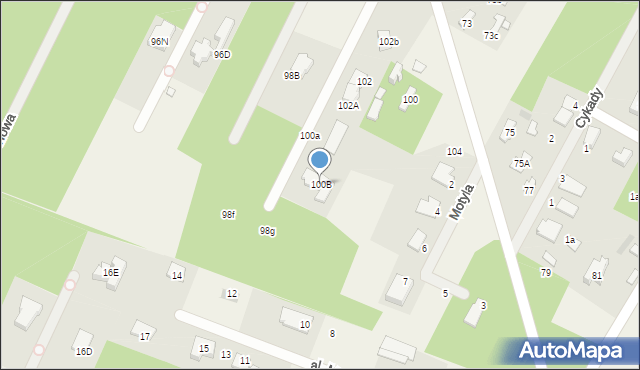 Owczarnia, Książenicka, 100B, mapa Owczarnia