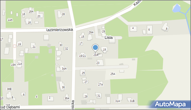 Owczarnia, Książenicka, 21A, mapa Owczarnia