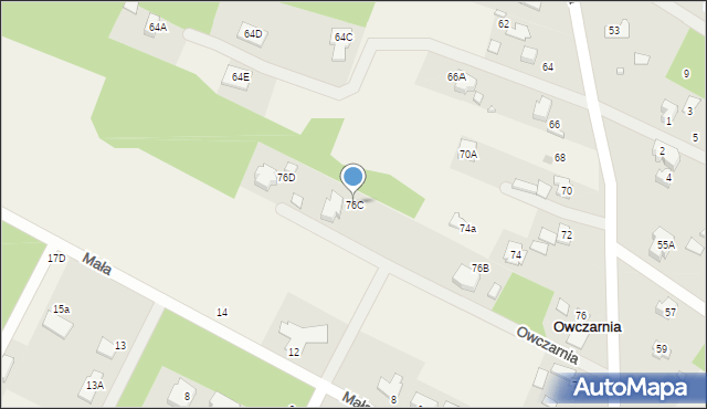 Owczarnia, Książenicka, 76C, mapa Owczarnia