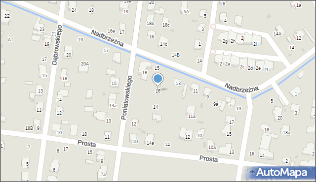 Ożarów Mazowiecki, Księcia Józefa Poniatowskiego, 16, mapa Ożarów Mazowiecki