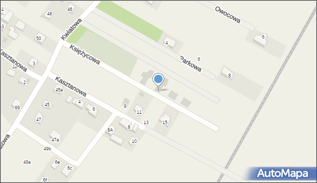 Pasikurowice, Księżycowa, 3, mapa Pasikurowice