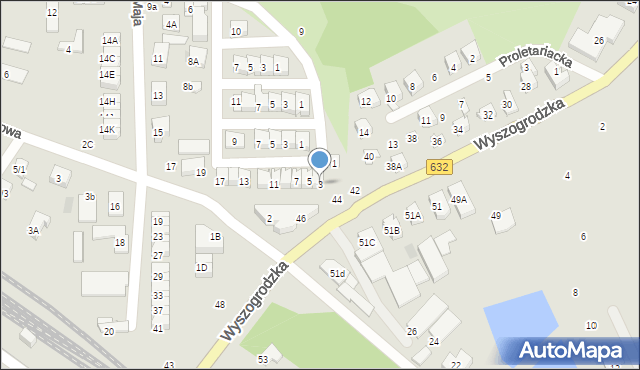 Płońsk, Książęca, 3, mapa Płońsk