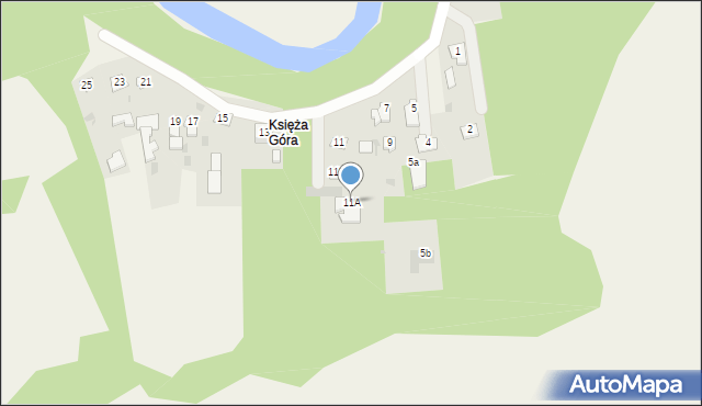 Pomiechówek, Księża Góra, 11A, mapa Pomiechówek