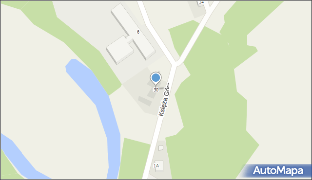 Pomiechówek, Księża Góra, 30, mapa Pomiechówek