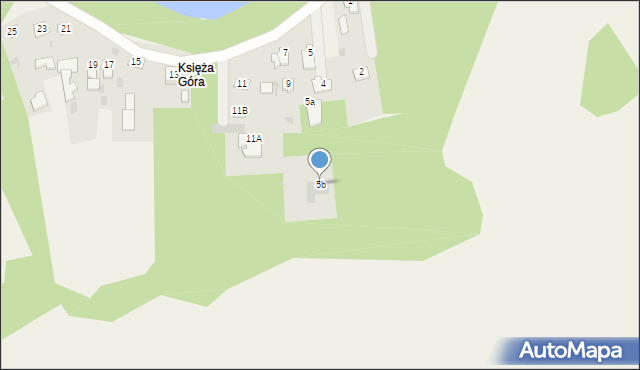 Pomiechówek, Księża Góra, 5b, mapa Pomiechówek