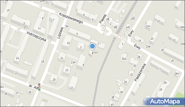 Pruszków, Książąt Mazowieckich, 6, mapa Pruszków