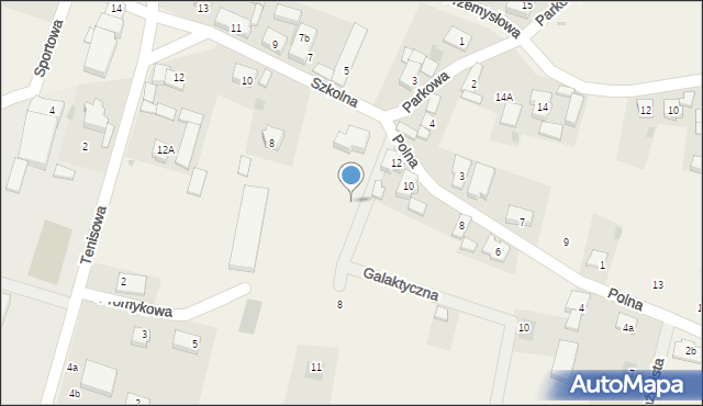 Radwanice, Księżycowa, 2, mapa Radwanice