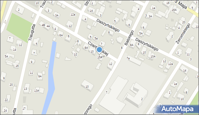 Radzymin, Księżnej Czartoryskiej Eleonory, 10A, mapa Radzymin