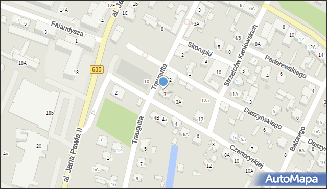 Radzymin, Księżnej Czartoryskiej Eleonory, 3/1, mapa Radzymin