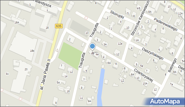 Radzymin, Księżnej Czartoryskiej Eleonory, 4B, mapa Radzymin