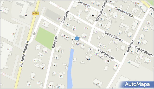 Radzymin, Księżnej Czartoryskiej Eleonory, 6A, mapa Radzymin