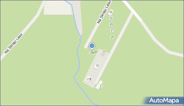 Radzymin, Księżycowa, 33d, mapa Radzymin