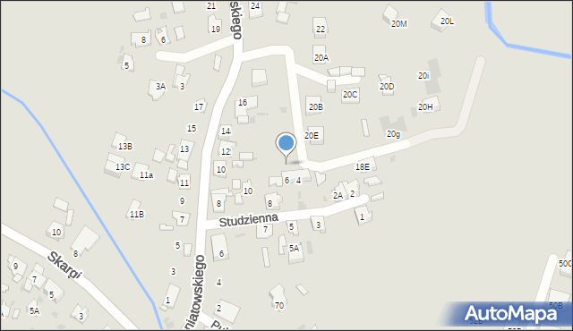 Ruda Śląska, Księcia Józefa Poniatowskiego, 18d, mapa Rudy Śląskiej