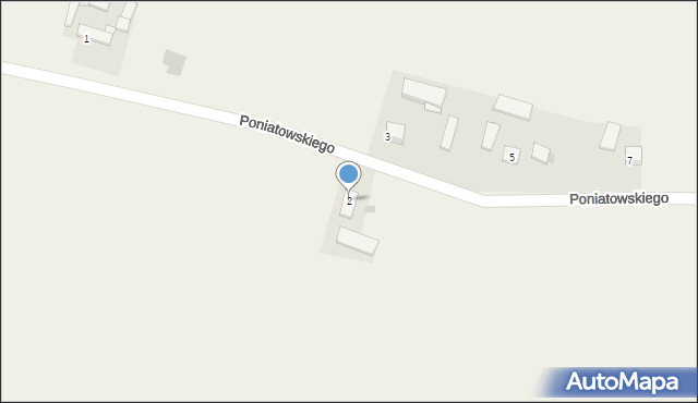 Ryńsk, Księcia Józefa Poniatowskiego, 2, mapa Ryńsk