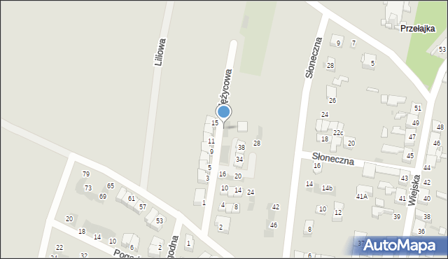 Siemianowice Śląskie, Księżycowa, 48, mapa Siemianowice Śląskie