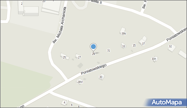 Słomniki, Księcia Józefa Poniatowskiego, 29, mapa Słomniki