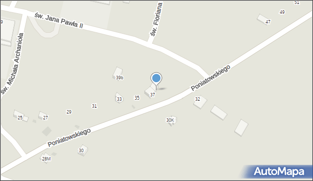 Słomniki, Księcia Józefa Poniatowskiego, 39, mapa Słomniki