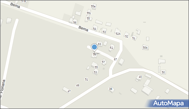 Słomniki, Księcia Józefa Poniatowskiego, 59, mapa Słomniki