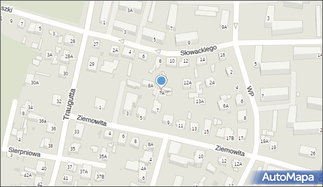 Sochaczew, Księcia Ziemowita, 7A, mapa Sochaczew