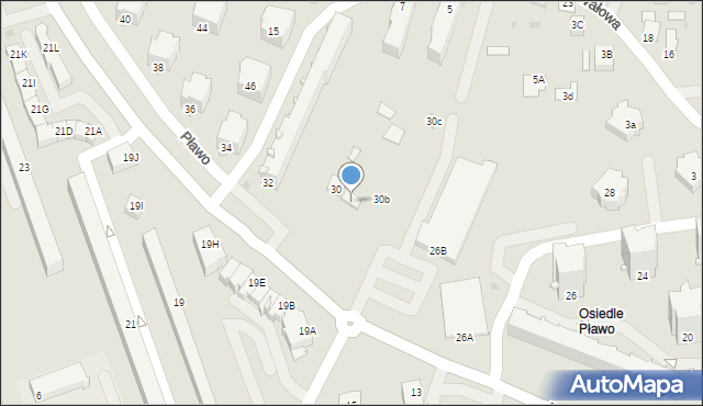 Stalowa Wola, Księcia Józefa Poniatowskiego, 30A, mapa Stalowa Wola