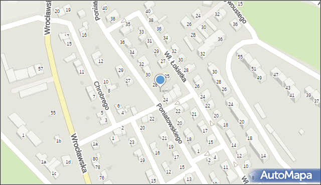 Strzelin, Księcia Józefa Poniatowskiego, 26, mapa Strzelin