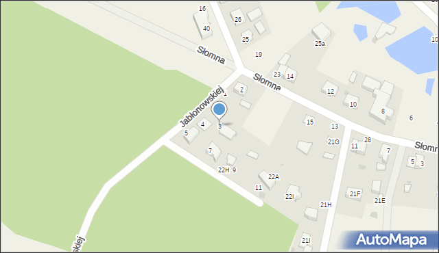 Sulmin, Księżnej Jabłonowskiej Anny, 3, mapa Sulmin