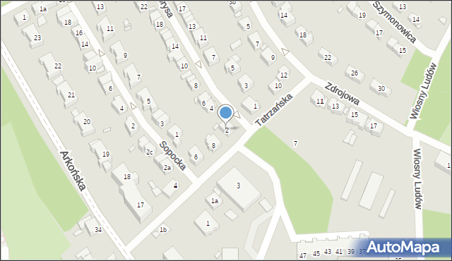 Szczecin, Księcia Borysa, 2, mapa Szczecina