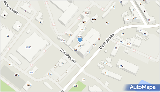Szczecin, Księcia Ziemowita, 10i, mapa Szczecina