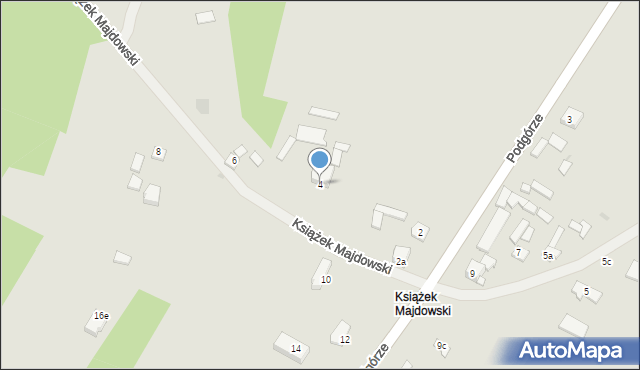 Szydłowiec, Książek Majdowski, 4, mapa Szydłowiec