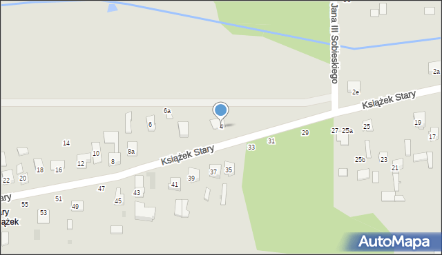 Szydłowiec, Książek Stary, 4, mapa Szydłowiec