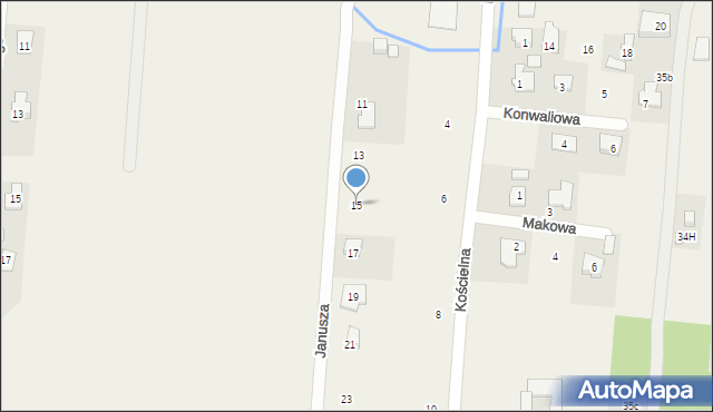 Wielgolas Brzeziński, Księcia Janusza, 15, mapa Wielgolas Brzeziński