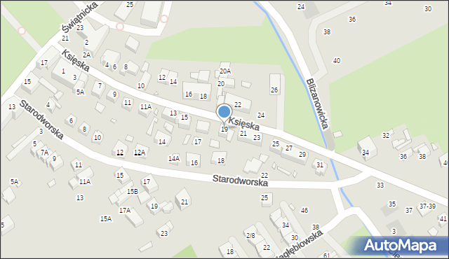 Wrocław, Księska, 19, mapa Wrocławia