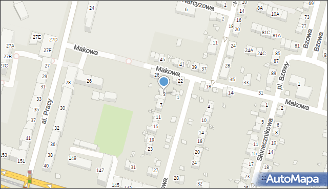 Wrocław, Księgowa, 3, mapa Wrocławia