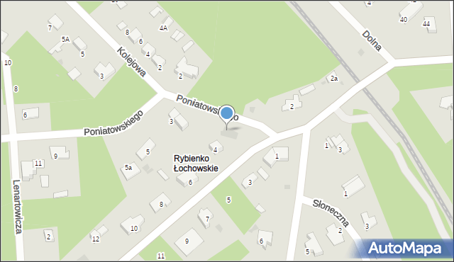 Wyszków, Księcia Józefa Poniatowskiego, 1, mapa Wyszków