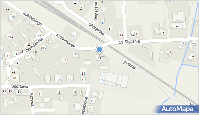 Baboszewo, Kubińskiego Alfreda, 1B, mapa Baboszewo