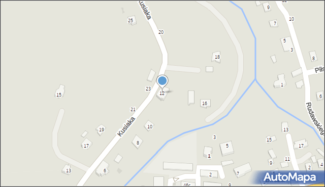 Bircza, Kusiaka, mjr., 12, mapa Bircza