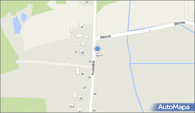 Bircza, Kusiaka, mjr., 70, mapa Bircza