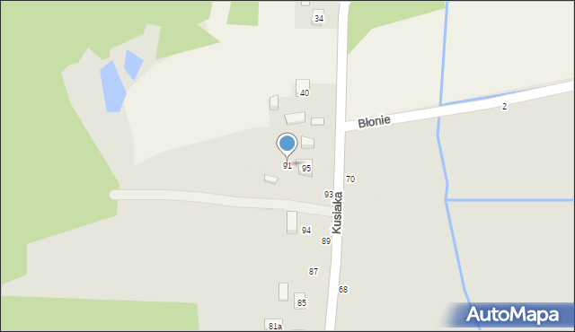 Bircza, Kusiaka, mjr., 91, mapa Bircza
