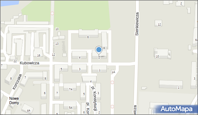 Blachownia, Kubowicza Mariana, ks., 2, mapa Blachownia