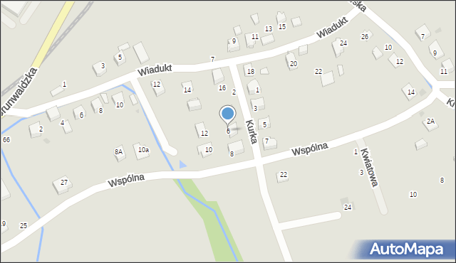 Bobowa, Kurka Jana, ks., 6, mapa Bobowa