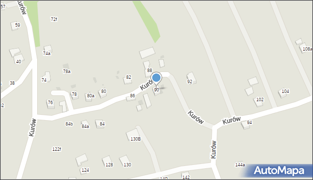 Bochnia, Kurów, 90, mapa Bochni