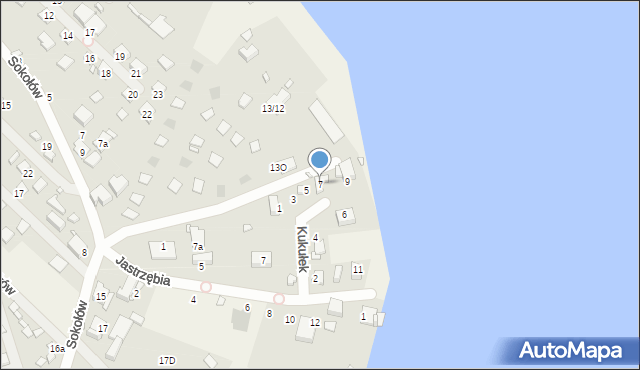 Boguchwałowice, Kukułek, 7, mapa Boguchwałowice