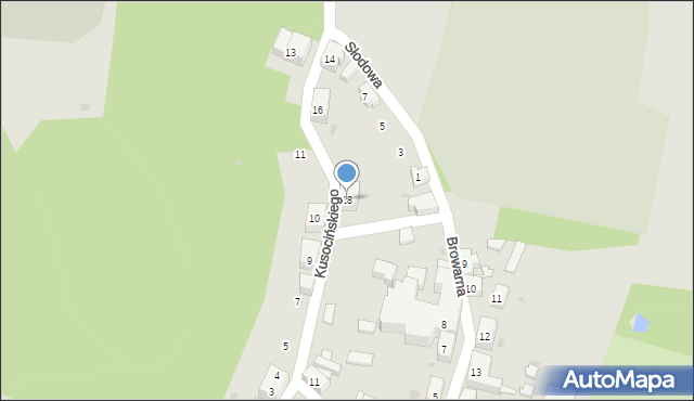 Boguszów-Gorce, Kusocińskiego Janusza, 18, mapa Boguszów-Gorce