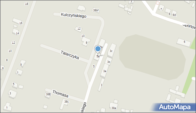 Borek Wielkopolski, Kulczyńskiego Konrada, 5a, mapa Borek Wielkopolski