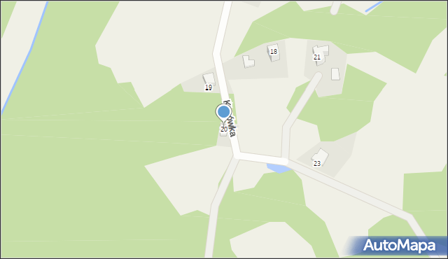 Brzegi, Kucówka, 20, mapa Brzegi