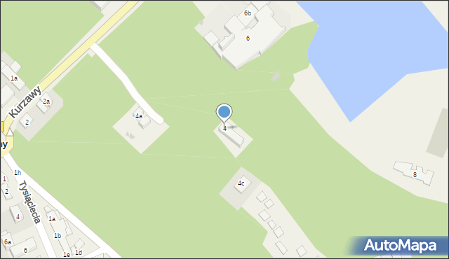 Brzeziny, Kurzawy Józefa, ks., 4, mapa Brzeziny