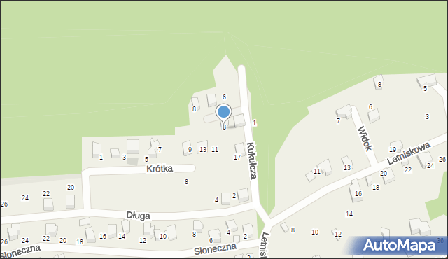 Bystra, Kukułcza, 4, mapa Bystra