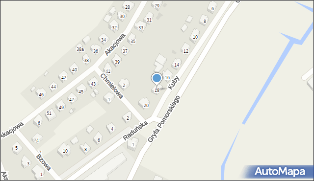 Chmielno, Kuby, 18, mapa Chmielno
