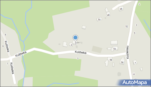 Czchów, Kulówka, 2, mapa Czchów